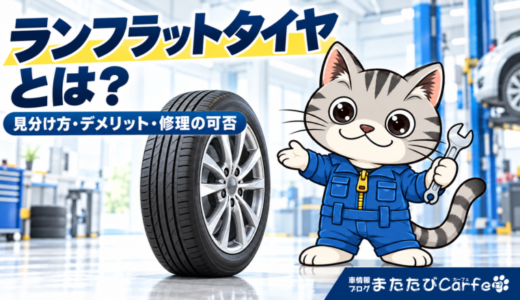 ランフラットタイヤとは？見分け方・デメリットとパンク修理の可否