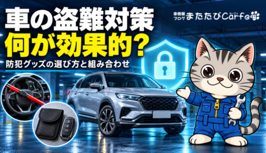 車の盗難対策は何が効果的？盗難防止グッズの選び方とおすすめの組み合わせ