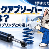 ショックアブソーバーとは?仕組みとサスペンション・スプリングとの違い