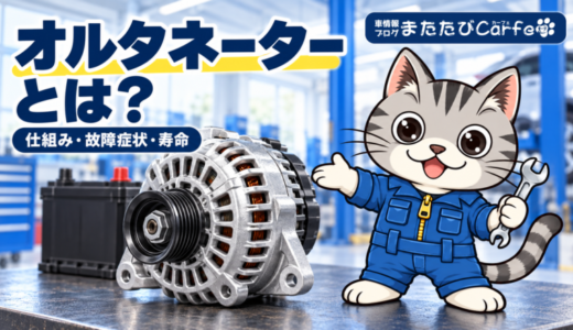 オルタネーターとは？仕組み・故障症状・寿命とダイナモとの違い