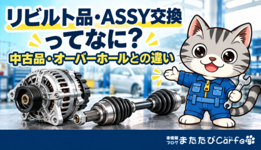 リビルト品・ASSY交換とは？中古品・オーバーホールとの違いを解説