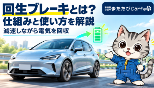 回生ブレーキとは？仕組み・エンジンブレーキとの違いと使い方