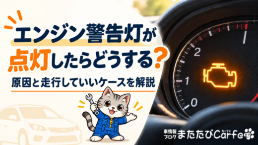エンジン警告灯が点灯したらどうする？原因と走行していいケースを解説